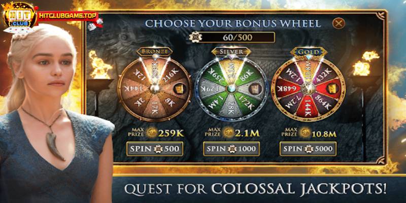 Cách chơi game Game of Thrones Slots ở HITCLUB