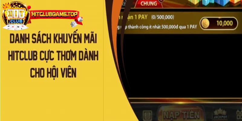 Cổng game Hitclub tung ưu đãi tặng 50K cho tài khoản hợp lệ